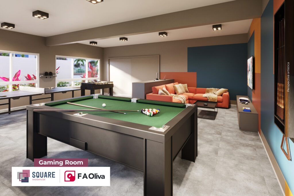 Gaming Room Square Residencial Ribeirão Preto